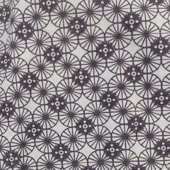 Merrell Blue Patterned Button-Up Shirt Short Sleeve - Picture 7 of 11